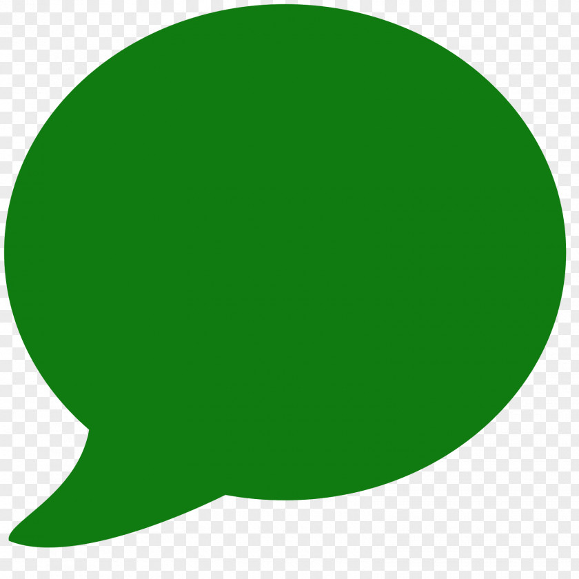 Speech Bubble Green Circle Leaf Clip Art PNG