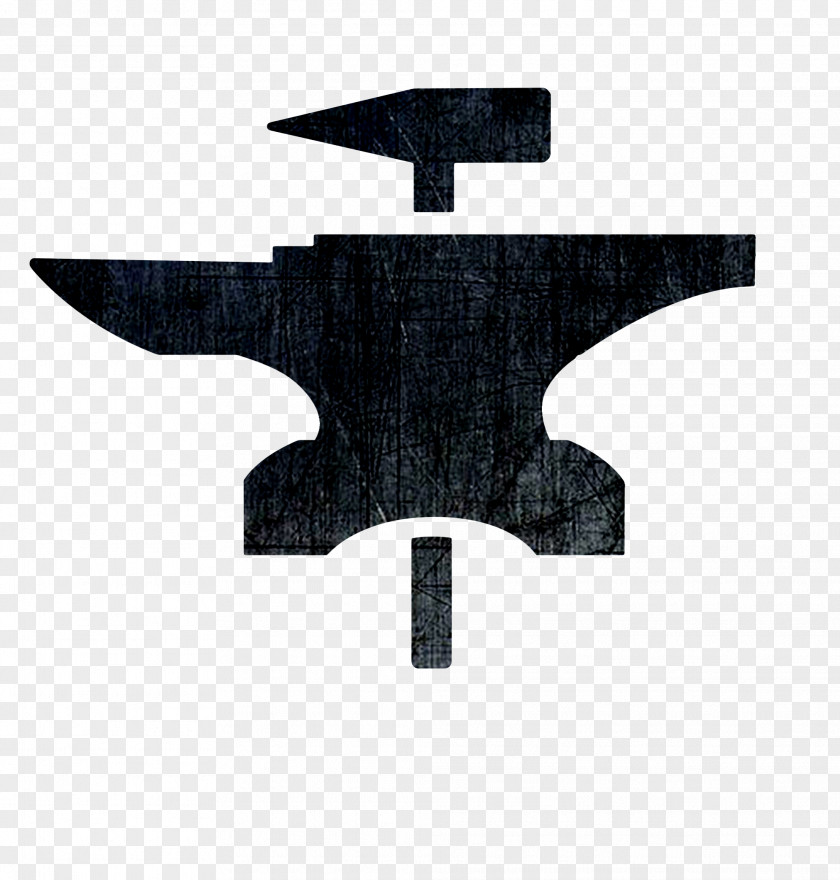 Strength Building Blacksmith Forge Logo Anvil Forging PNG