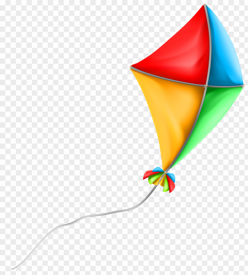Colorful Kite Clip Art Image Santa Claus PNG