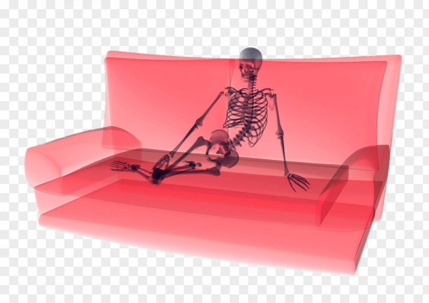 Creative Seat On The Couch Skeleton Stock Photography Human PNG