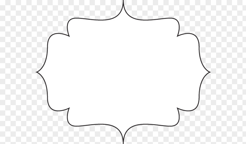 Elegant Frame Cliparts Paper Line Black And White Angle Point PNG