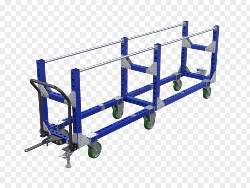 Industrial Cart Transport Tube, FlexQube Bahan Steel PNG