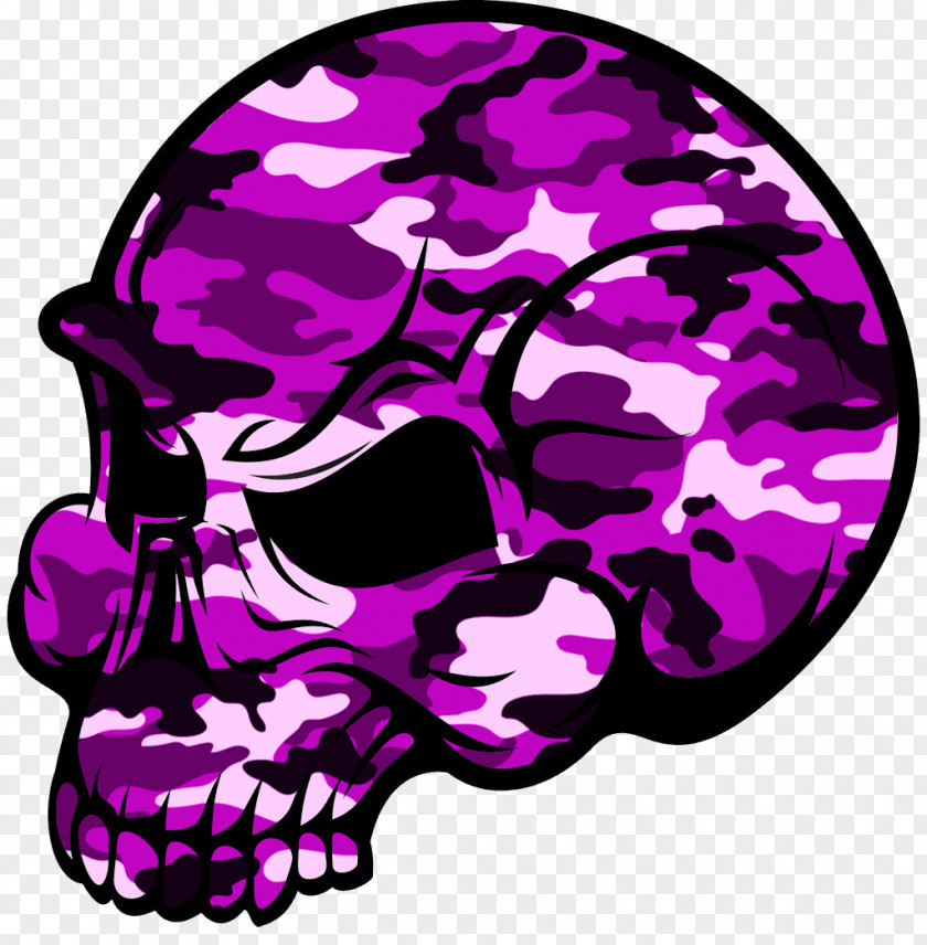 Skulls T-shirt Skull Military Camouflage Clip Art PNG