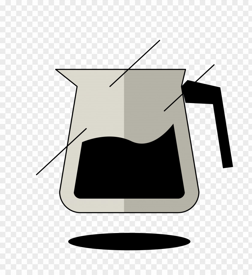 Vector Open Cup Material Coffee Mug PNG