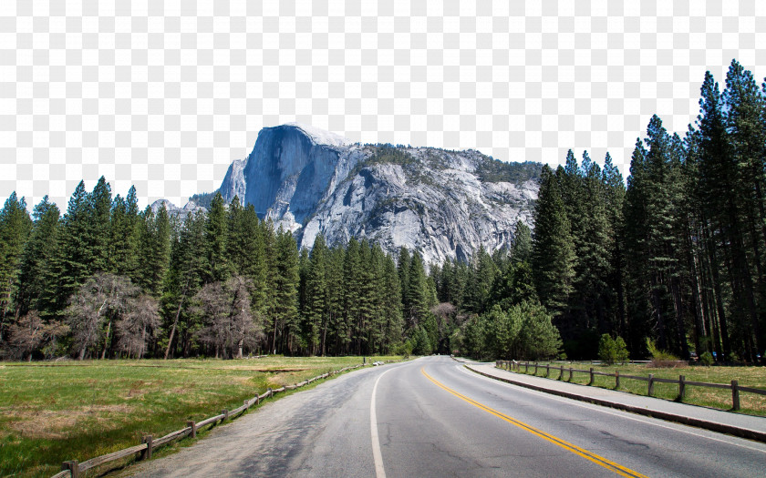 Yosemite National Park Thirteen Valley Half Dome Glacier Point Banff Wallpaper PNG