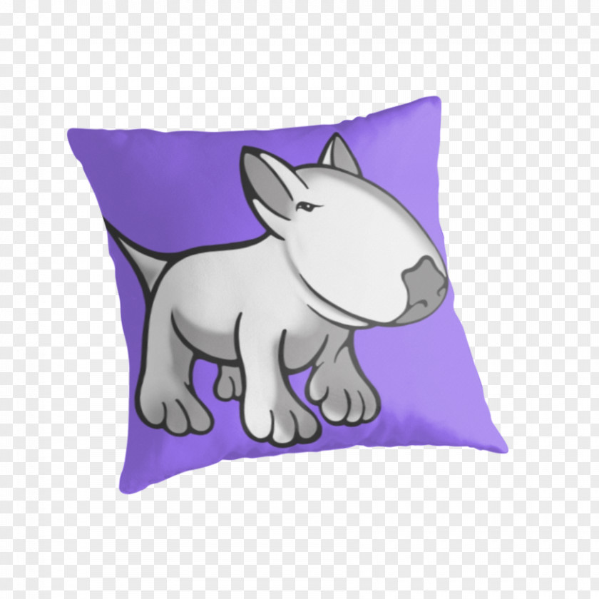 Bull Terrier Throw Pillows Cushion Chair Non-sporting Group PNG