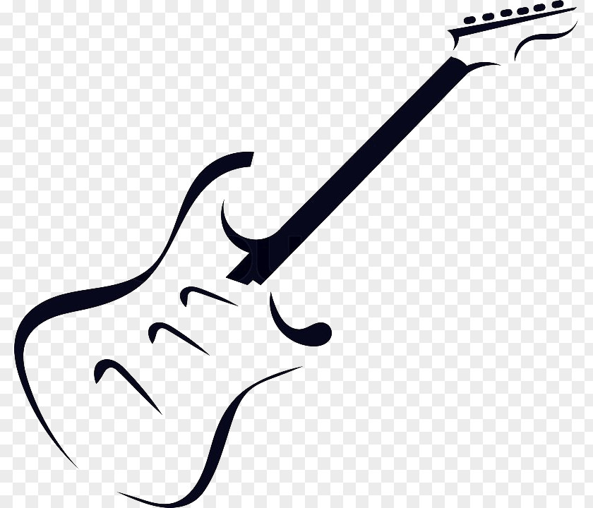 Electric Guitar Acoustic Silhouette PNG