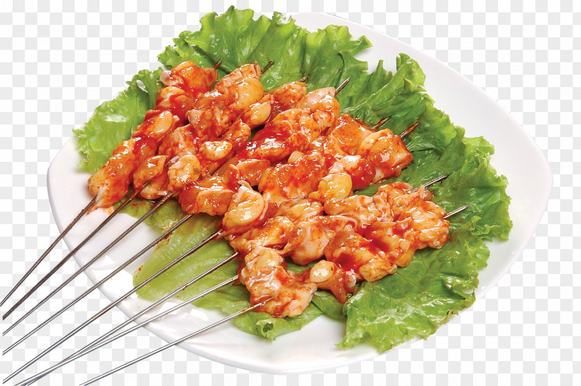 8 String Chicken Cartilage Yakitori Chuan Satay Kebab PNG