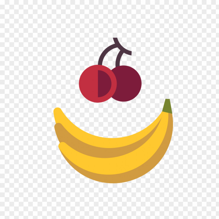 Banana Cherry Auglis PNG