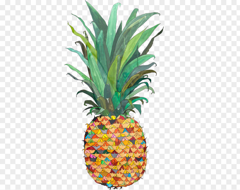 Pineapple Drawing Watercolor Painting Art PNG