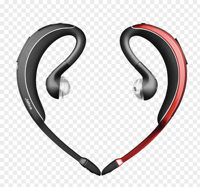 Red Creative Headphones Headset Bluetooth Jabra Mobile Device PNG