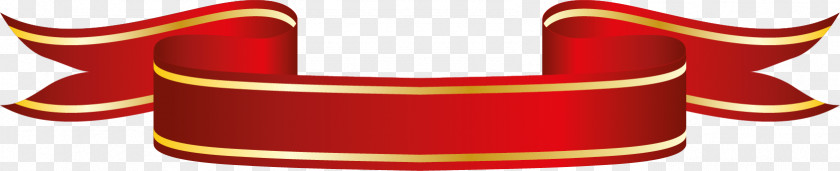Ribbon Red Bàner PNG