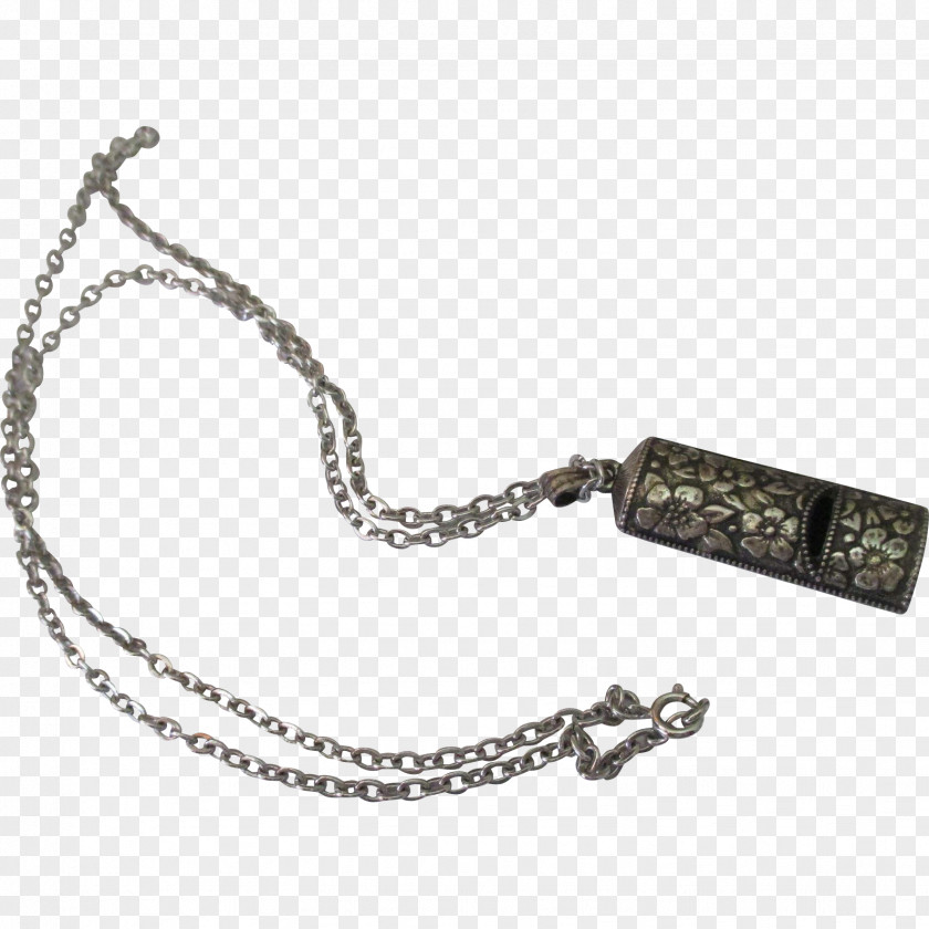 Whistle Silver Chain Clothing Accessories Jewellery Metal PNG