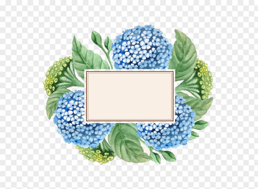 Blue Flowers PNG