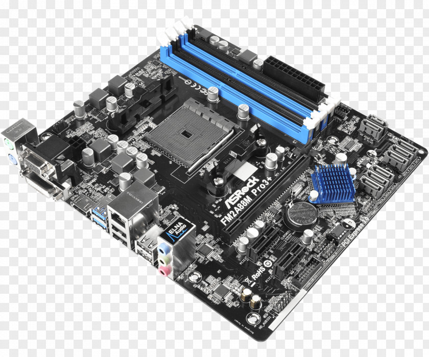 CPU Socket Motherboard MicroATX FM2+ PNG