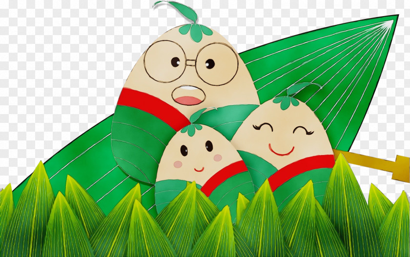 Grass Fictional Character Green Cartoon Animated Happy Leaf PNG