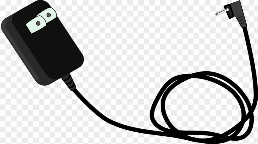 Laptop AC Adapter Clip Art Openclipart Image PNG