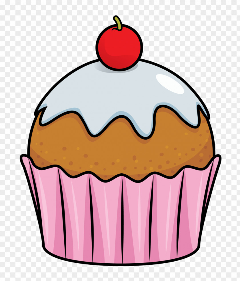Watercolor Cake Cupcake Birthday Clip Art PNG