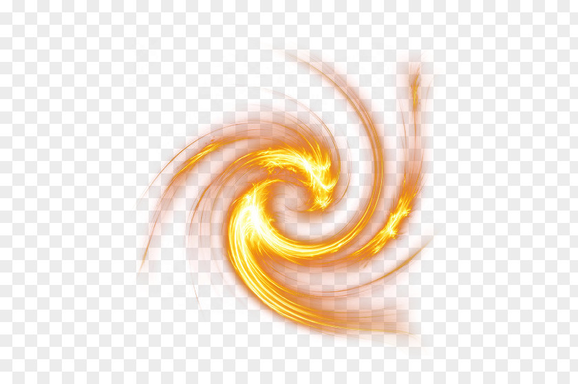 Yellow Flame Light Effect Download PNG