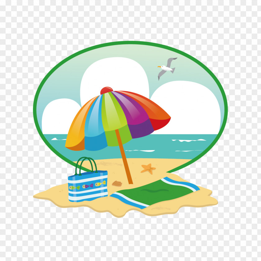 Creative Summer Beach Elements PNG