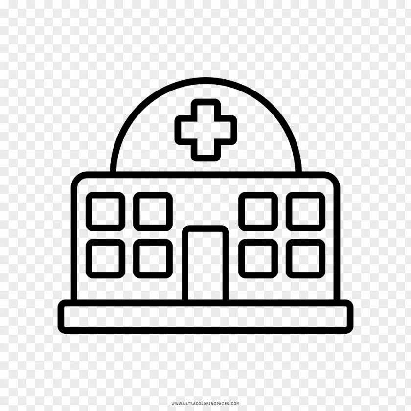 Hospital Drawing Coloring Book Clinic PNG