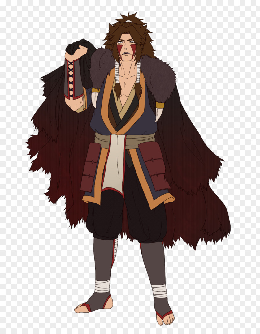 Naruto Anbu Kiba Inuzuka Character Costume Design PNG