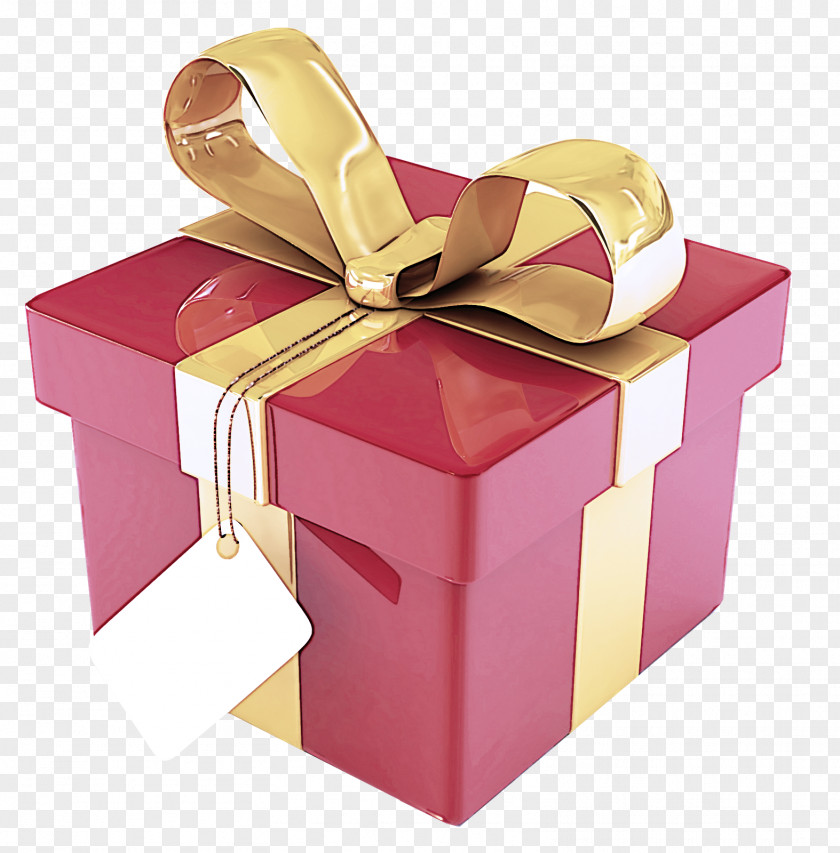 Ribbon Present Pink Gift Wrapping Box PNG