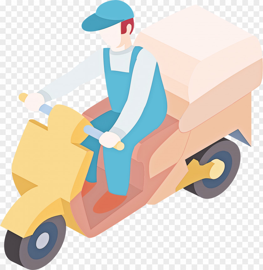Riding Toy Transport Vehicle Cartoon Rolling PNG