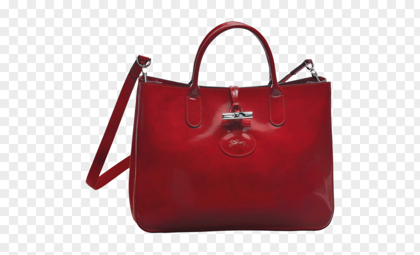 Bag Tote Red Handbag Longchamp PNG