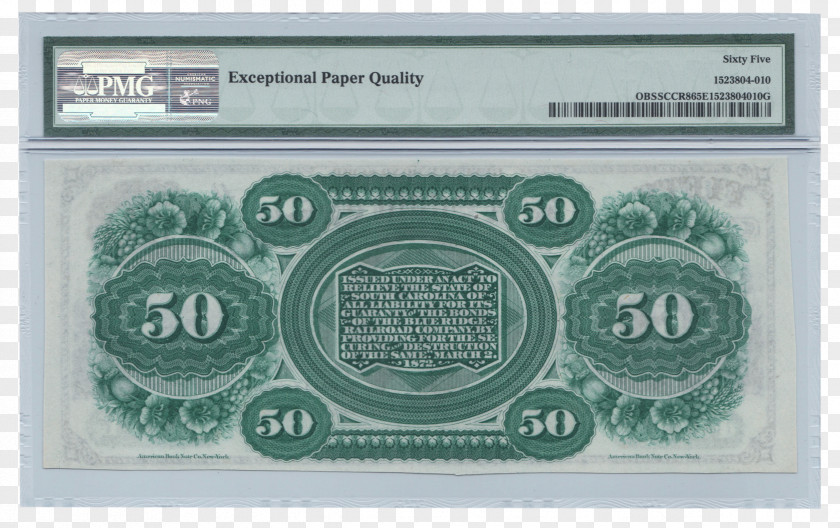 Banknote Paper South Carolina Cash Money PNG