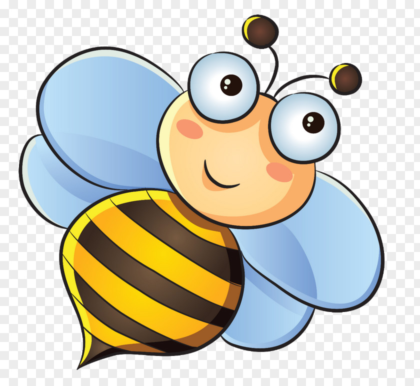 Bee Clip Art Image Transparency PNG