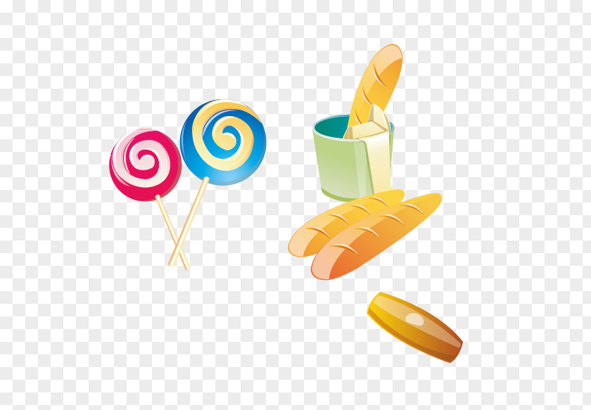 Colorful Lollipop Material Food Bread Clip Art PNG