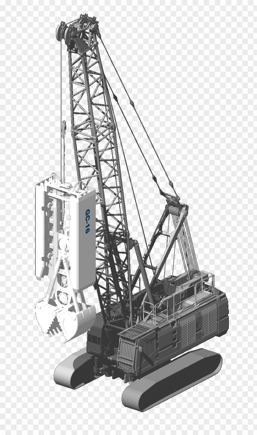 Excavator Hydraulics Crane Soilmec Architectural Engineering PNG