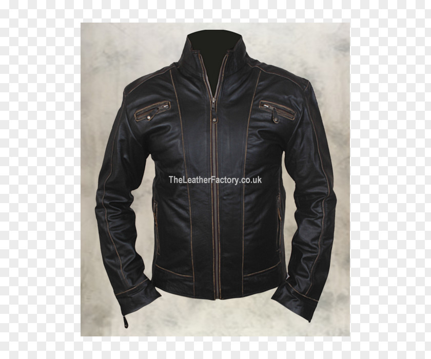 Leather Jacket Coat Motorcycle PNG