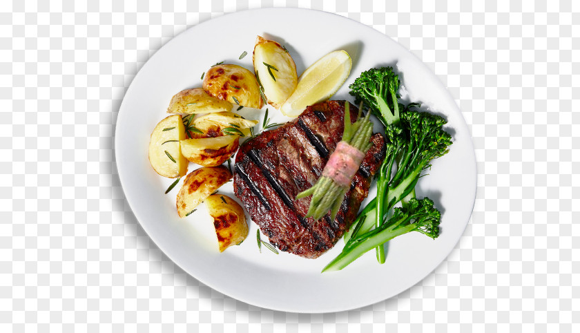 Main Dishes Beef Tenderloin Roast Meat Chop Steak Garnish PNG