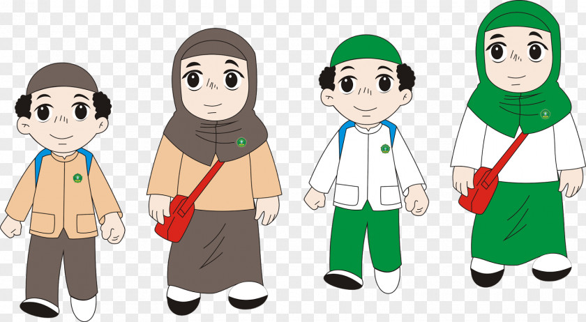 Muslim Cartoon Child Clip Art PNG