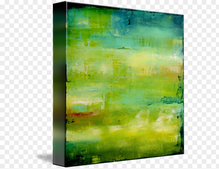 Painting Canvas Print Acrylic Paint Gallery Wrap PNG