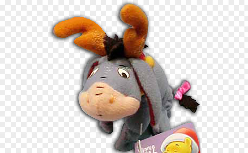 Stuffed Animals Cuddly Toys Plush Eeyore & Reindeer Textile PNG
