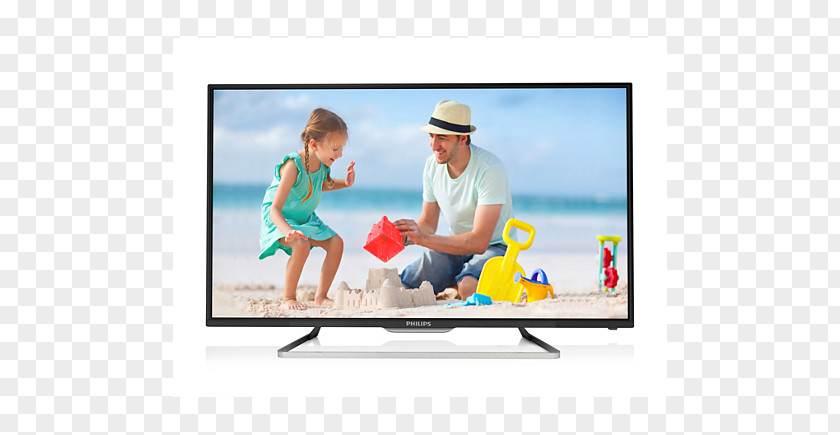 LED-backlit LCD High-definition Television 1080p Philips PNG