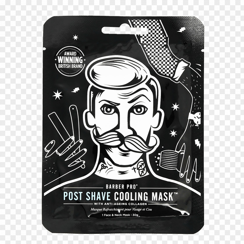 Saving Face Barber Shop Shaving Cosmetics Aftershave Mask PNG