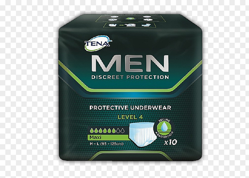 TENA Incontinence Pad Depend Urinary Hygiene PNG