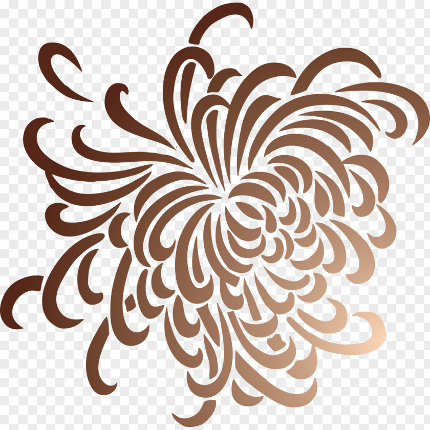 Chrysanthemum Pattern Clip Art PNG
