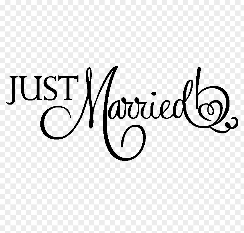 Just Married Quotation Marriage Vows Text Saying PNG