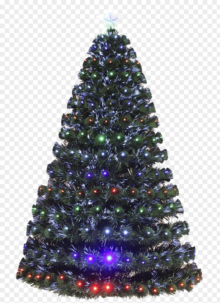 Papai Artificial Christmas Tree Light Optical Fiber PNG