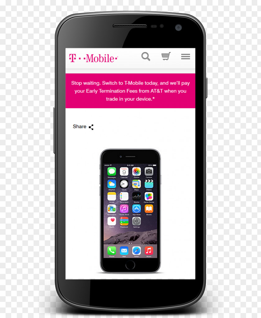 Smartphone Feature Phone T-Mobile US, Inc. IPhone 6 Plus PNG