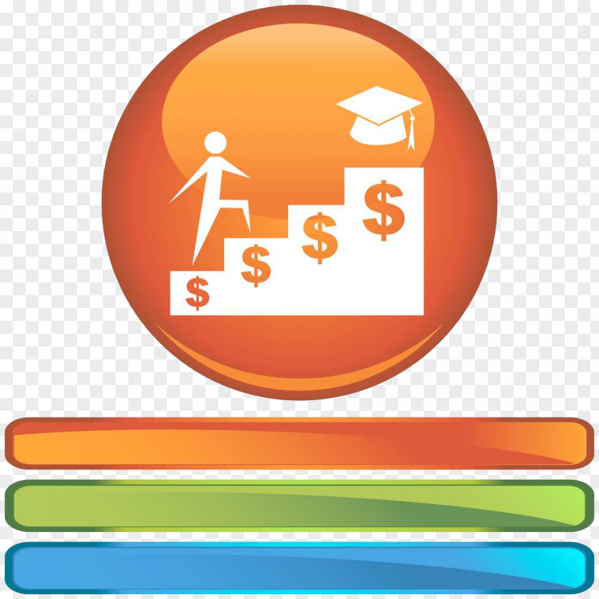 Stepping On The Gold Staircase Is Enough For A Bachelor Cap Student Financial Aid FAFSA Loan Clip Art PNG