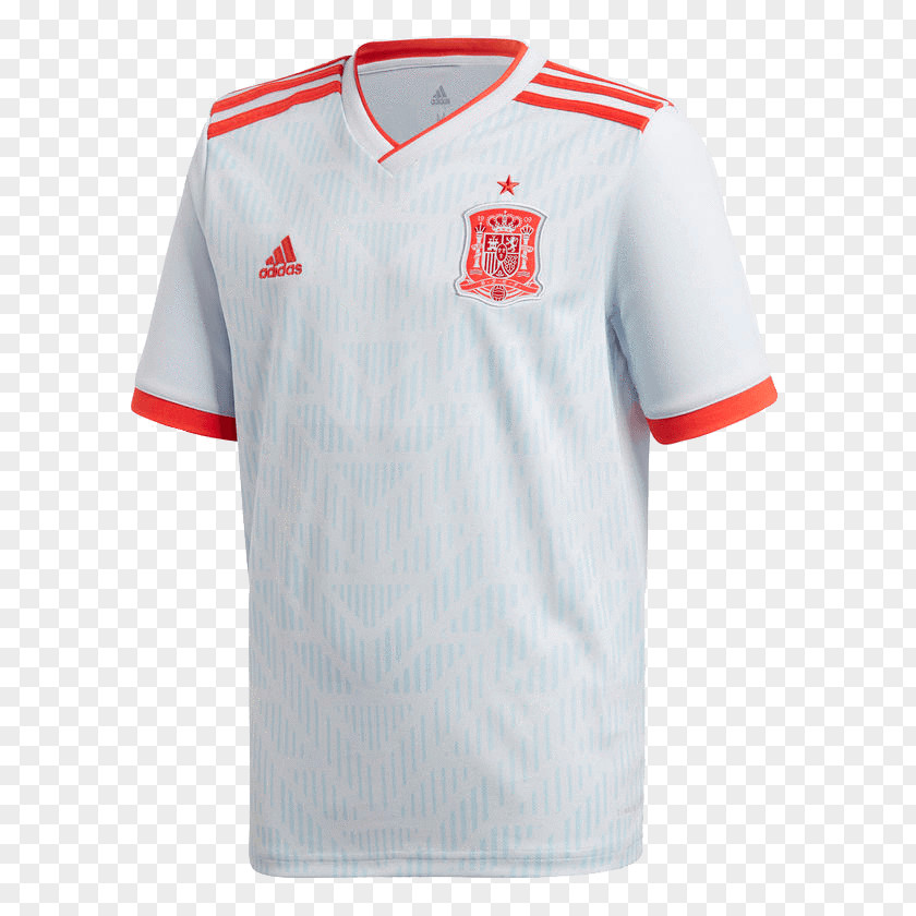 T-shirt 2018 World Cup Spain National Football Team Adidas PNG