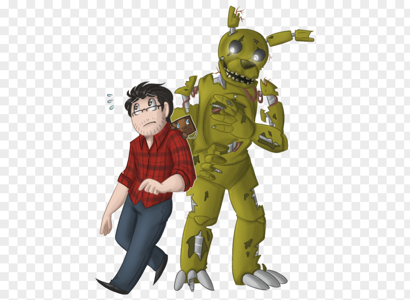 Five Nights At Freddy's 3 Springtrap DeviantArt Artist Figurine Character PNG