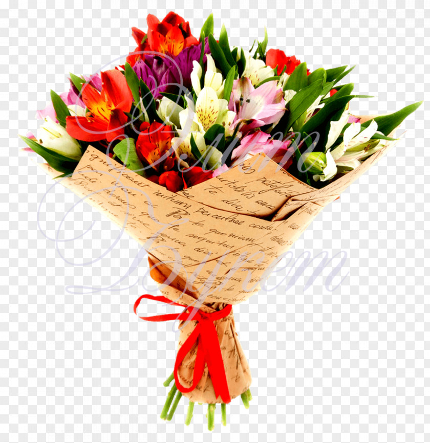 Gift Flower Bouquet Al'stromeriya Элит-букет PNG