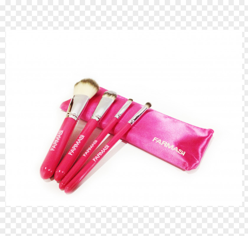 Pink Brushes Makeup Brush Palette Eye Liner Face Powder PNG
